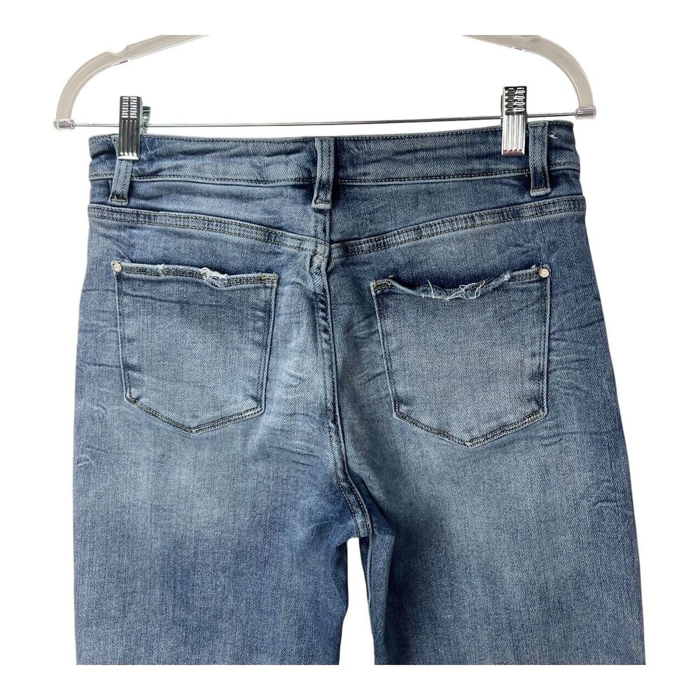 Petra 153 Vintage Flare High Rise Jeans sz 9/28 Frayed Hem - Picture 7 of 9